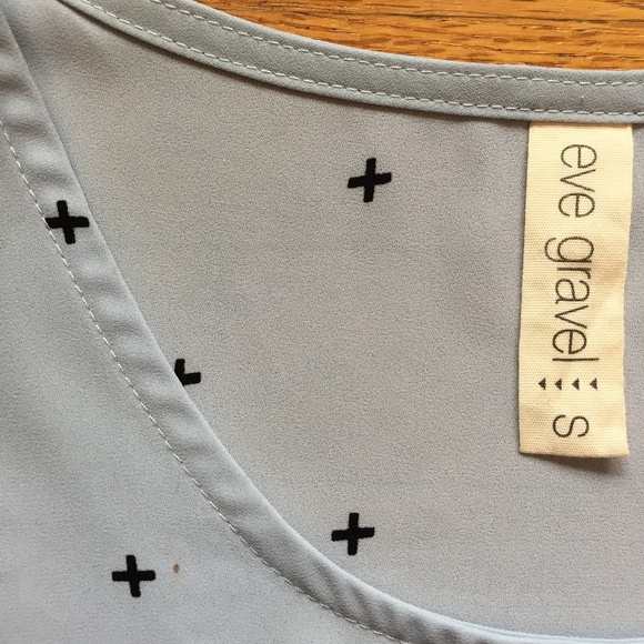 Eve Gravel Blue Tank with Black Suspenders - Picture 3 of 3